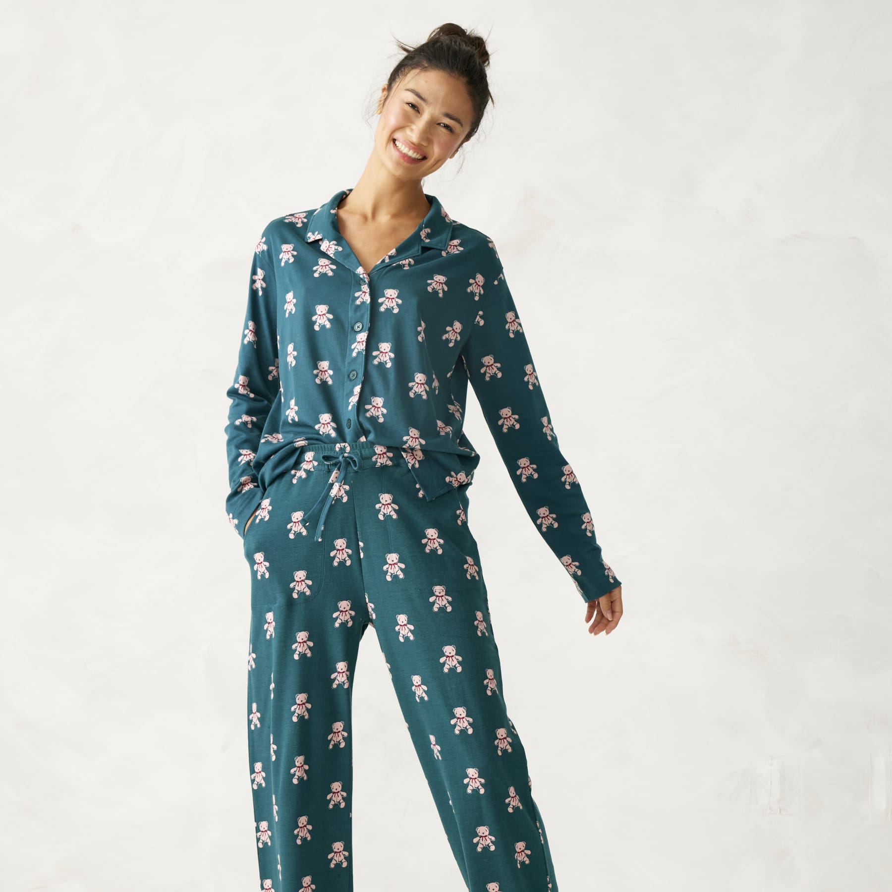 Long-Sleeved Pajama Set - Image 2