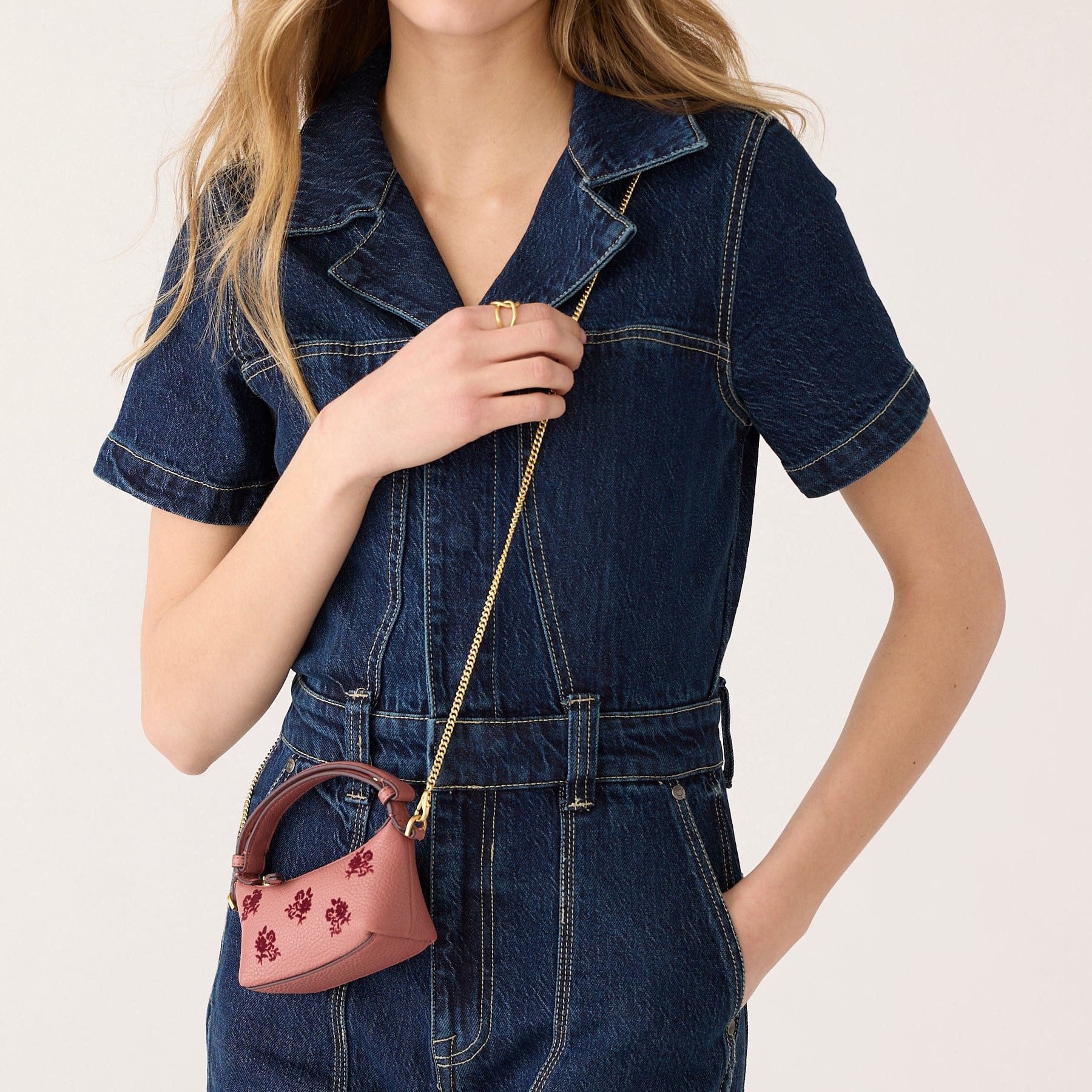 Tiny Roxbury Crescent Crossbody - Image 2