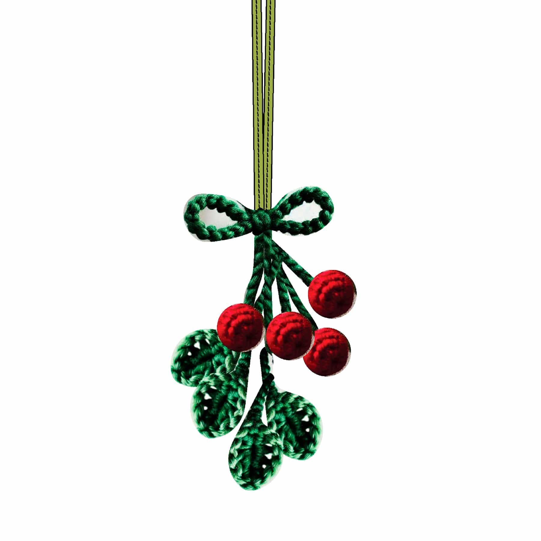 Winter Foliage Bag Charm - Image 3