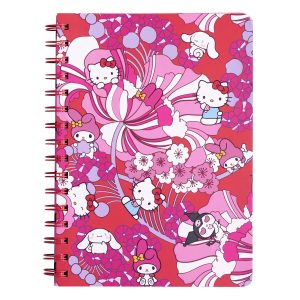 Hello Kitty® and Friends Small Spiral Notebook with Pockets